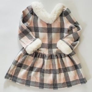 Janie and Jack faux fur dress